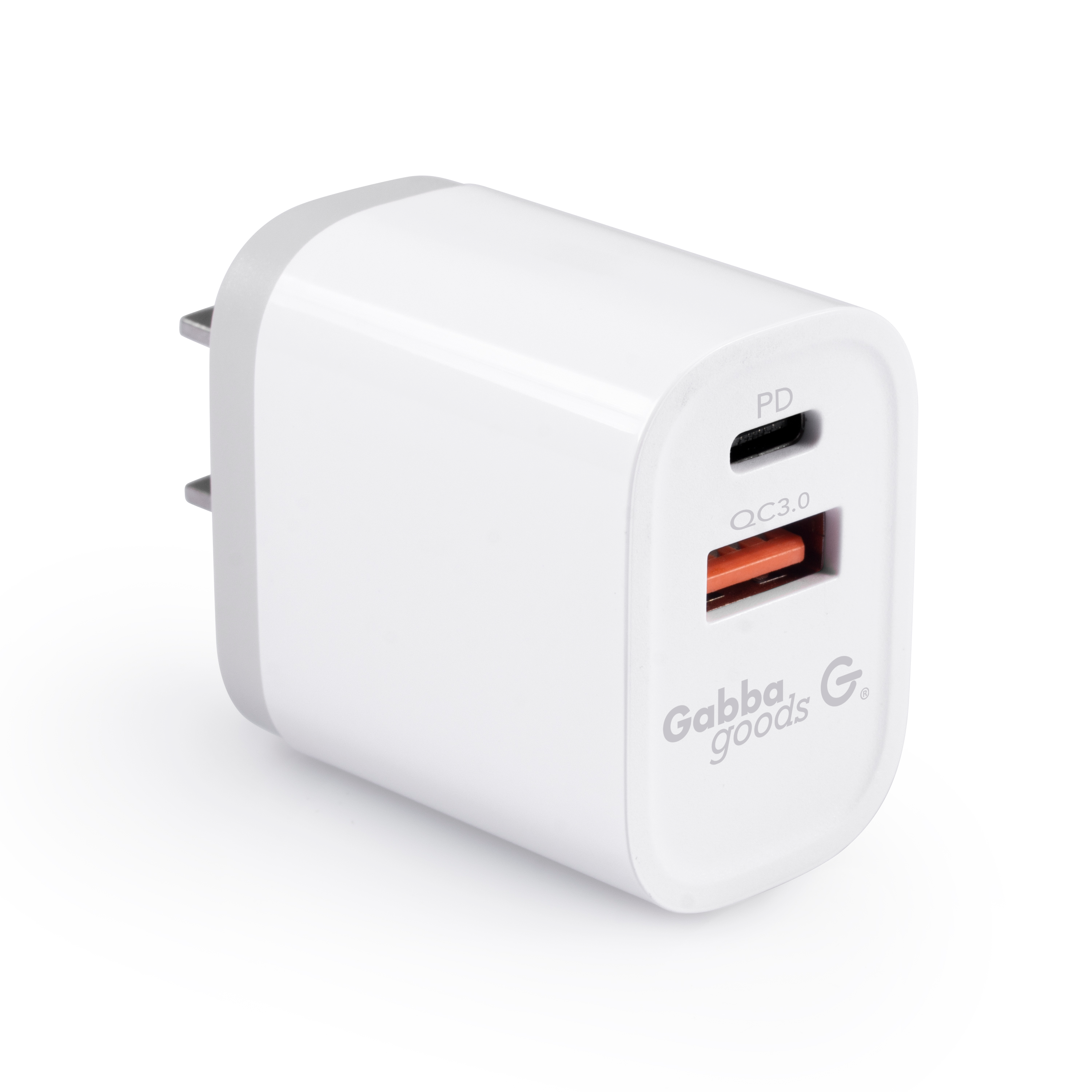Rapid PD Power Delivery 18 Watt Wall Charger With USB-A and USB-C